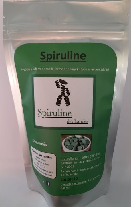 Sachet de Spiruline en Comprimés