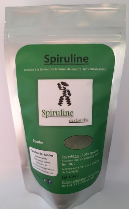 Sachet de Spiruline en Poudre